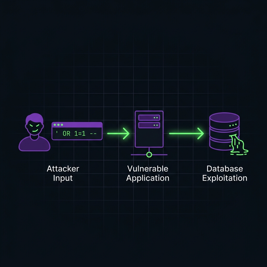 SQL Injection Attack Flow