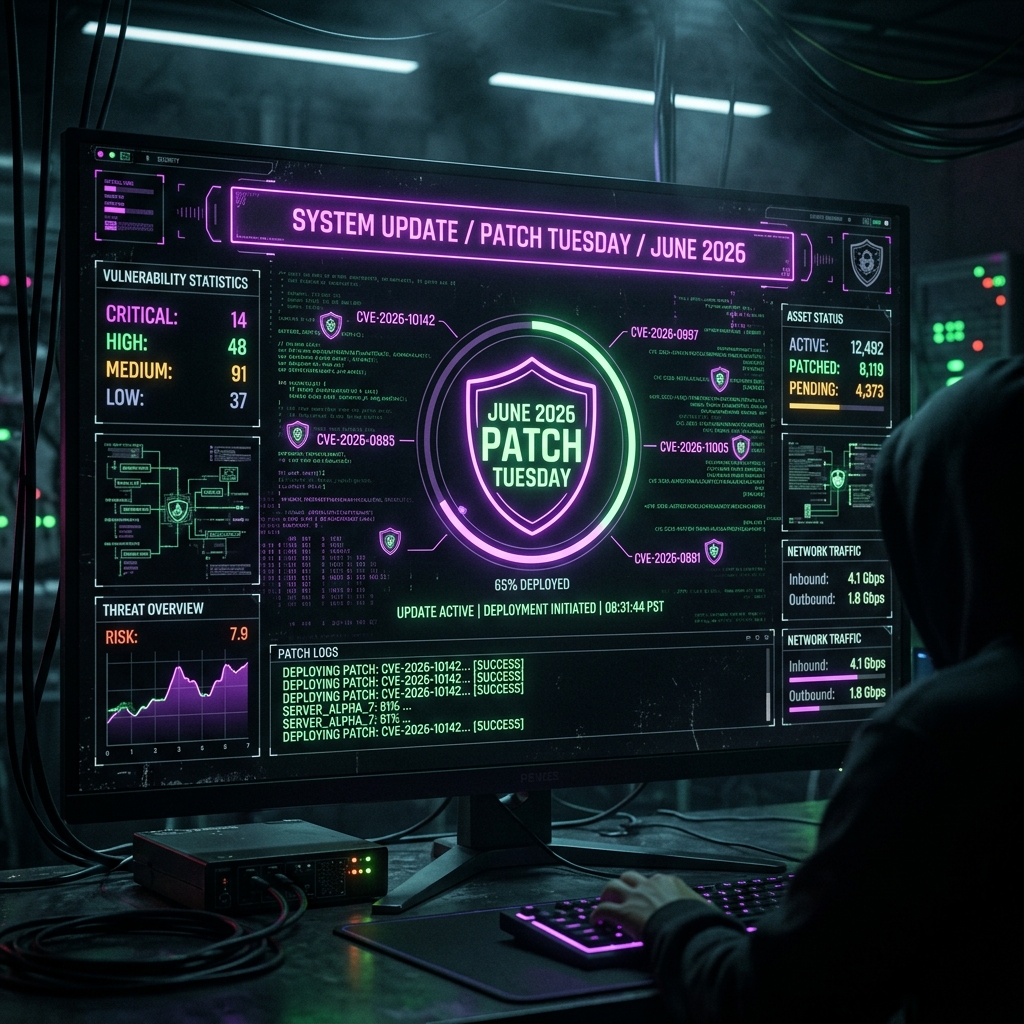 June 2026 Patch Tuesday Security Dashboard