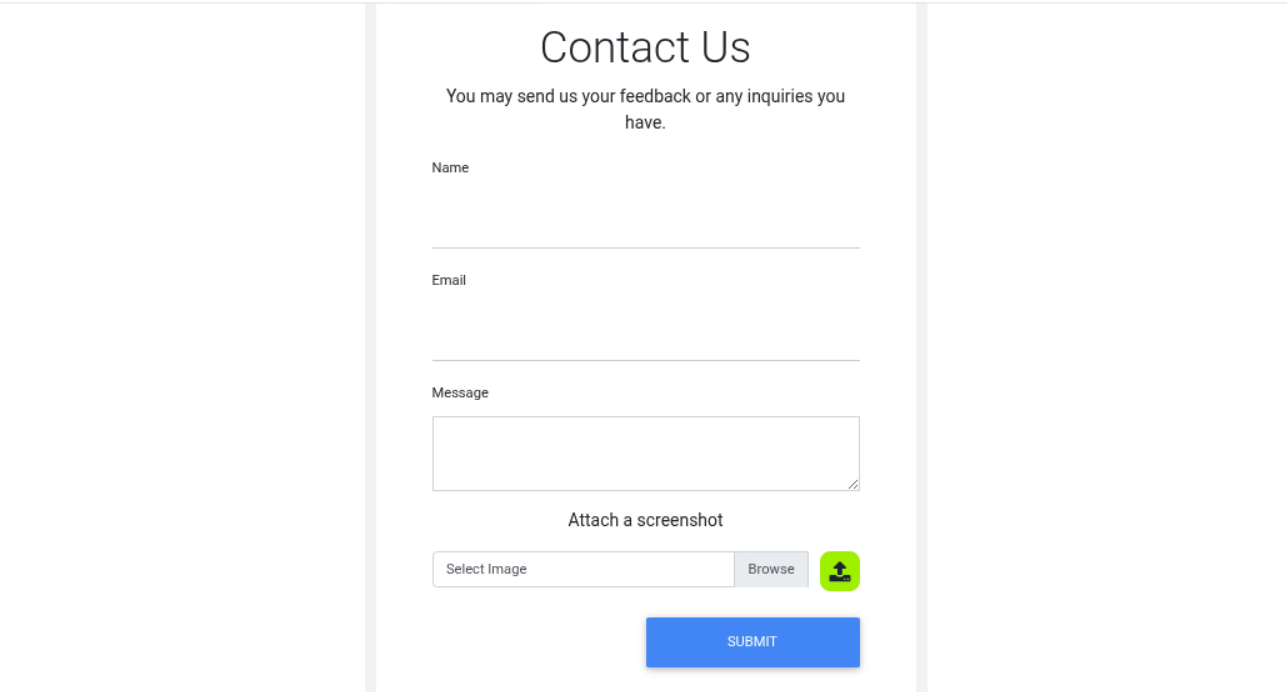Uploads Shop - Contact