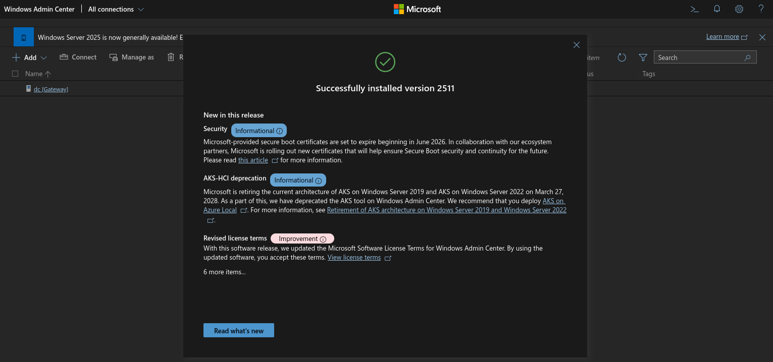 https://10.129.27.211:6600/ Windows Admin Center