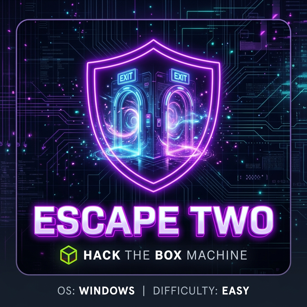 HTB EscapeTwo Walkthrough Banner
