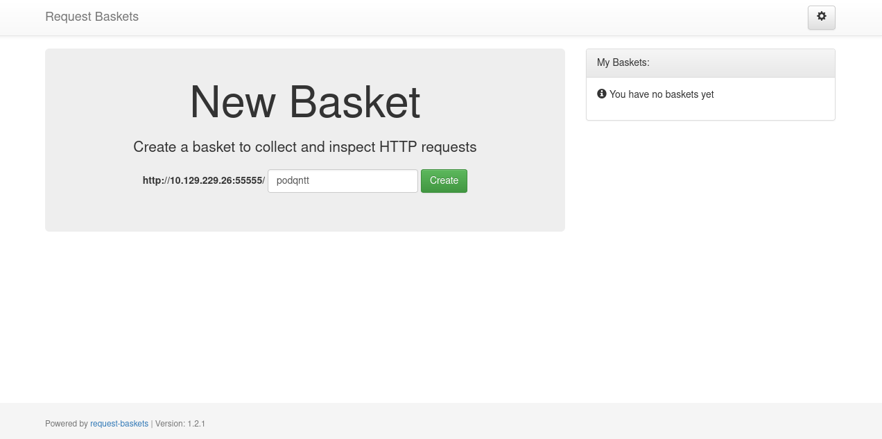 Request Baskets