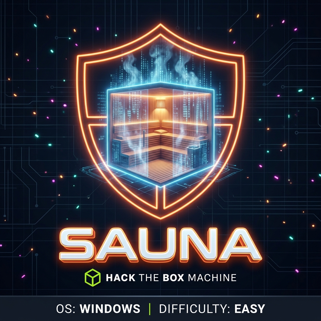 HTB Sauna Walkthrough Banner