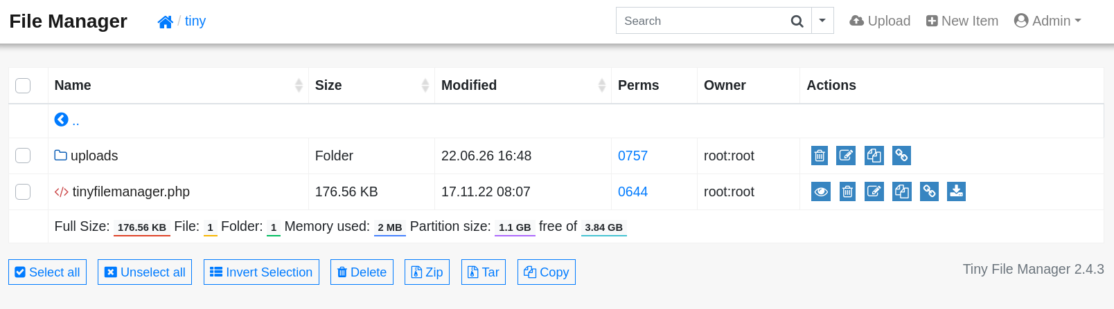 Tiny File Manage