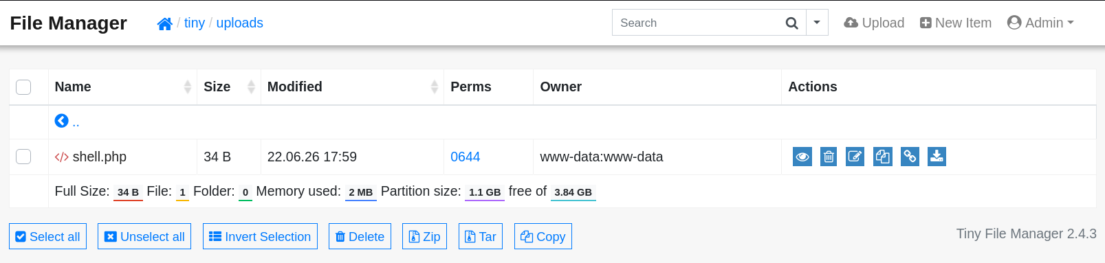 Tiny File Manager